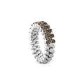 Serafino Consoli Brevetto Multi-Size Ring - RMS 3H2 WG BRD (BRD) aus Weißgold mit Diamant