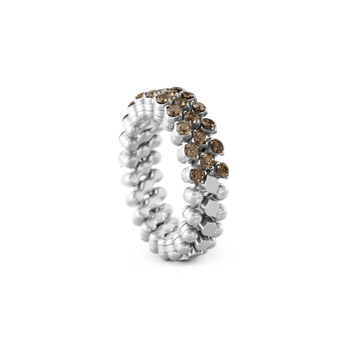Serafino Consoli Brevetto Multi-Size Ring - RMS 3H2 WG BRD (BRD) aus Weißgold mit Diamant