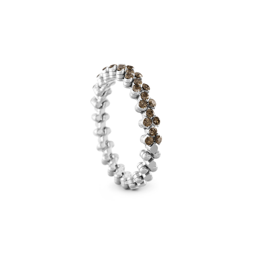 Serafino Consoli Brevetto Multi-Size Ring - RMS 3H2 WG BRD (BRD) aus Weißgold mit Diamant