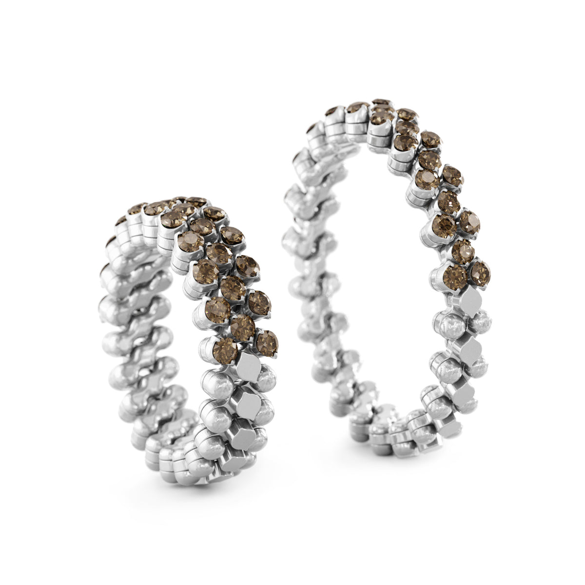 Serafino Consoli Brevetto Multi-Size Ring - RMS 3H2 WG BRD (BRD) aus Weißgold mit Diamant