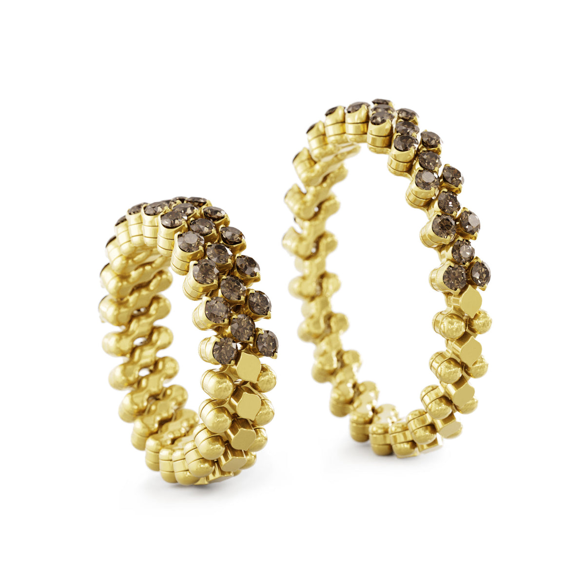 Serafino Consoli Brevetto Multi-Size Ring - RMS 3H2 YG BRD (BRD) aus Gelbgold mit Diamant