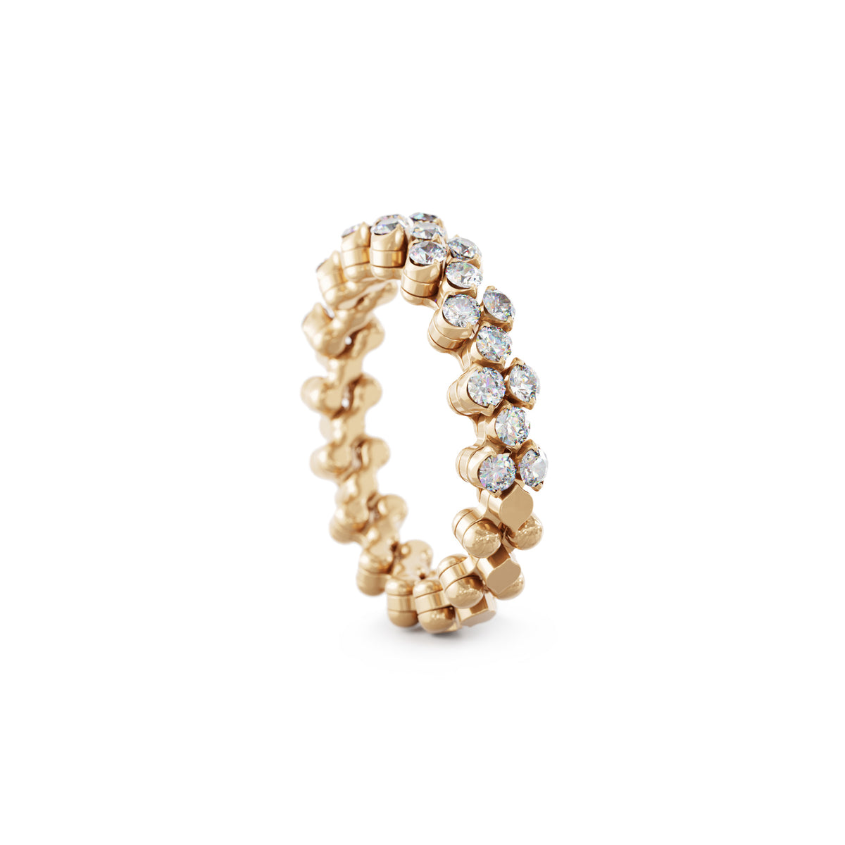 Serafino Consoli Brevetto Multi-Size Ring - RMS 3H7 RG WD (WD) aus Roségold mit Diamant