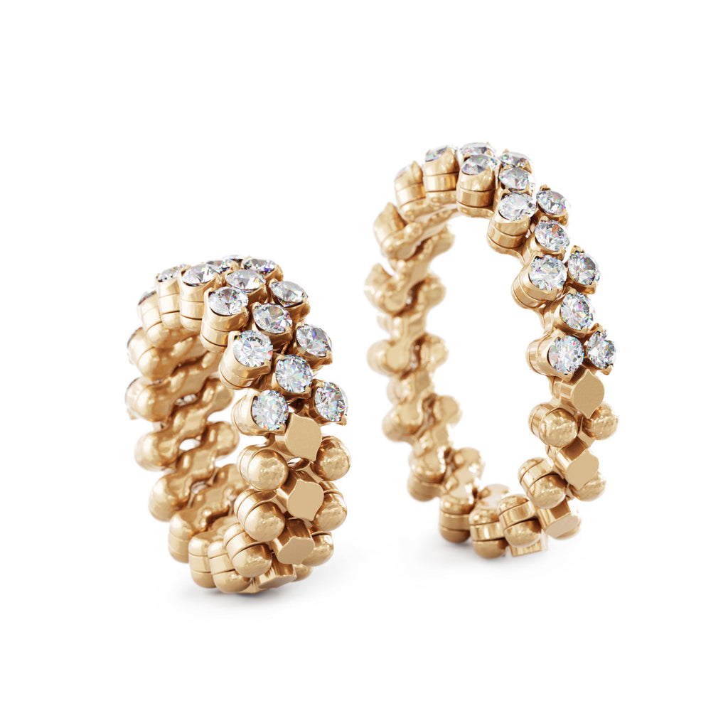 Serafino Consoli Brevetto Multi-Size Ring - RMS 3H7 RG WD (WD) aus Roségold mit Diamant