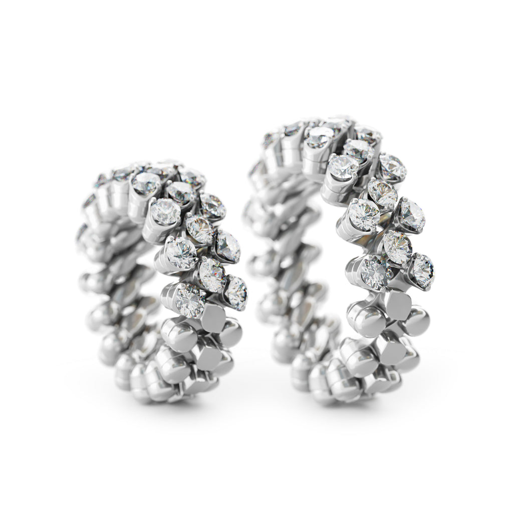 Serafino Consoli Brevetto Multi-Size Ring - RMS 3H7 WG WD (WD) aus Weißgold mit Diamant