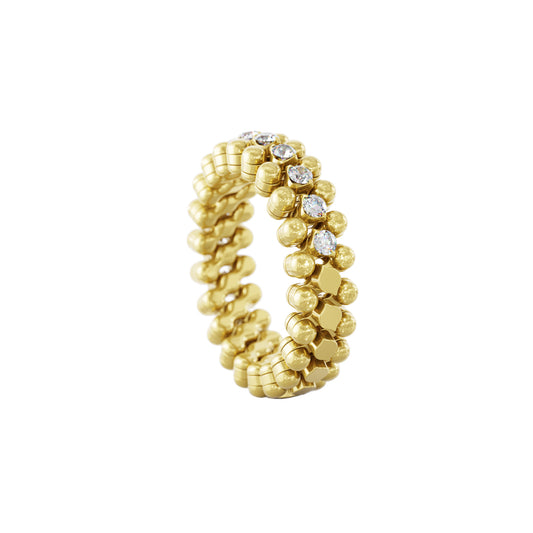 Brevetto Multi-Size Ring, Gelbgold • Diamant von Serafino Consoli (RMS 3HM2 YG WD)