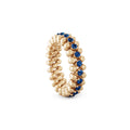 Serafino Consoli Brevetto Multi-Size Ring - RMS 3M2 RG BS (BS) aus Roségold mit Saphir