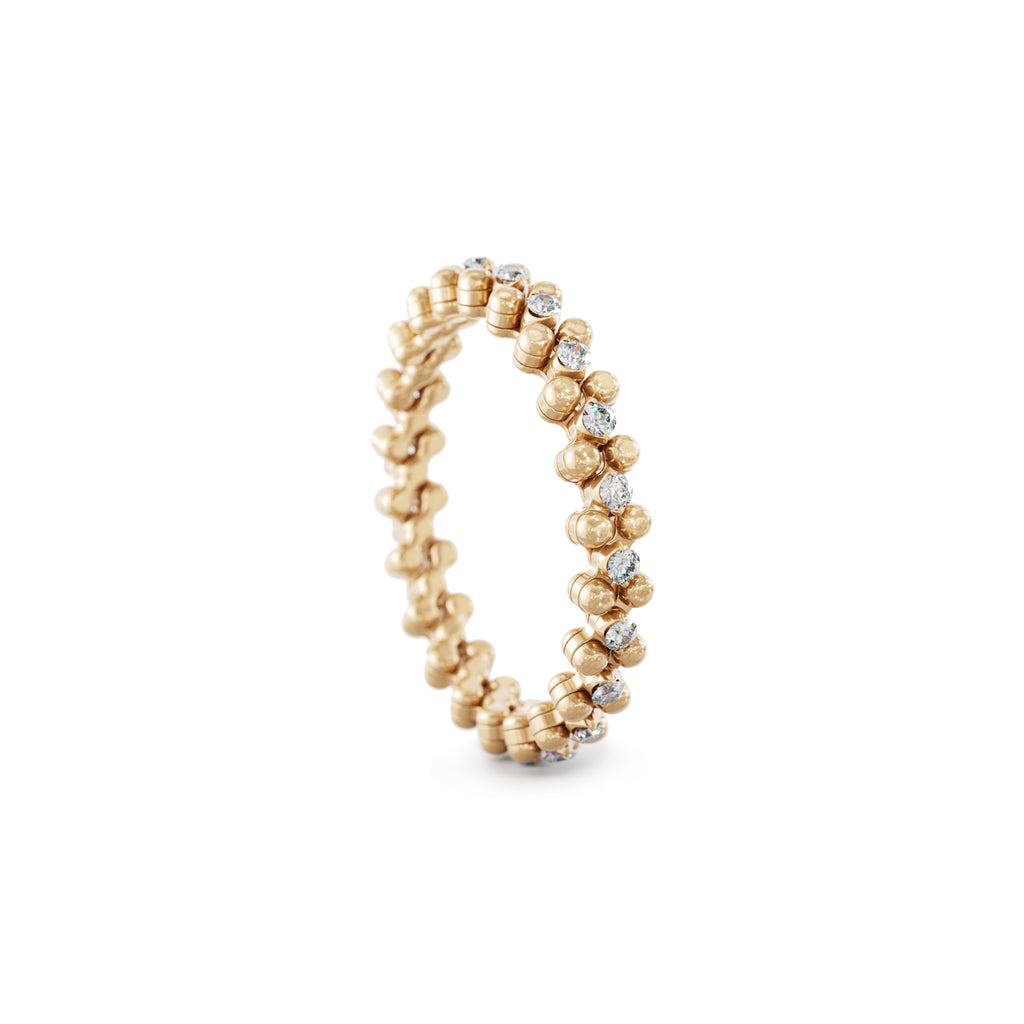 Serafino Consoli Brevetto Multi-Size Ring - RMS 3M2 RG WD (WD) aus Roségold mit Diamant