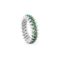 Serafino Consoli Brevetto Multi-Size Ring - RMS 3M2 WG T (T) aus Weißgold mit Tsavorit