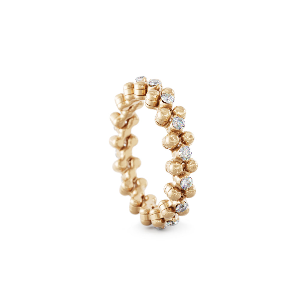 Serafino Consoli Brevetto Multi-Size Ring - RMS 3M7 RG WD (WD) aus Roségold mit Diamant