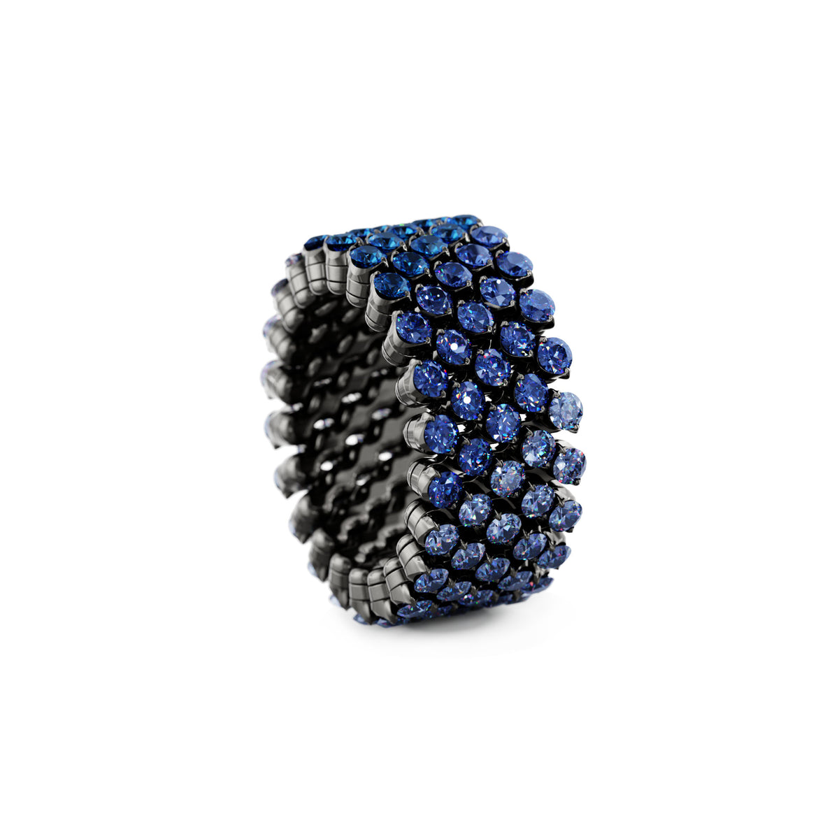 Serafino Consoli Brevetto Multi-Size Ring - RMS 5F2 BG BS SFT (SFT) aus Weißgold mit Diamant und Saphir