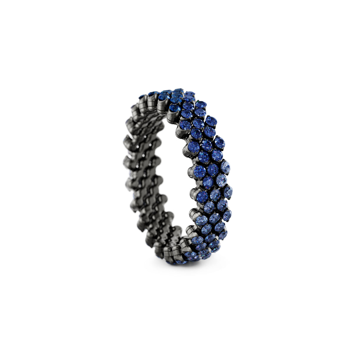 Serafino Consoli Brevetto Multi-Size Ring - RMS 5F2 BG BS SFT (SFT) aus Weißgold mit Diamant und Saphir