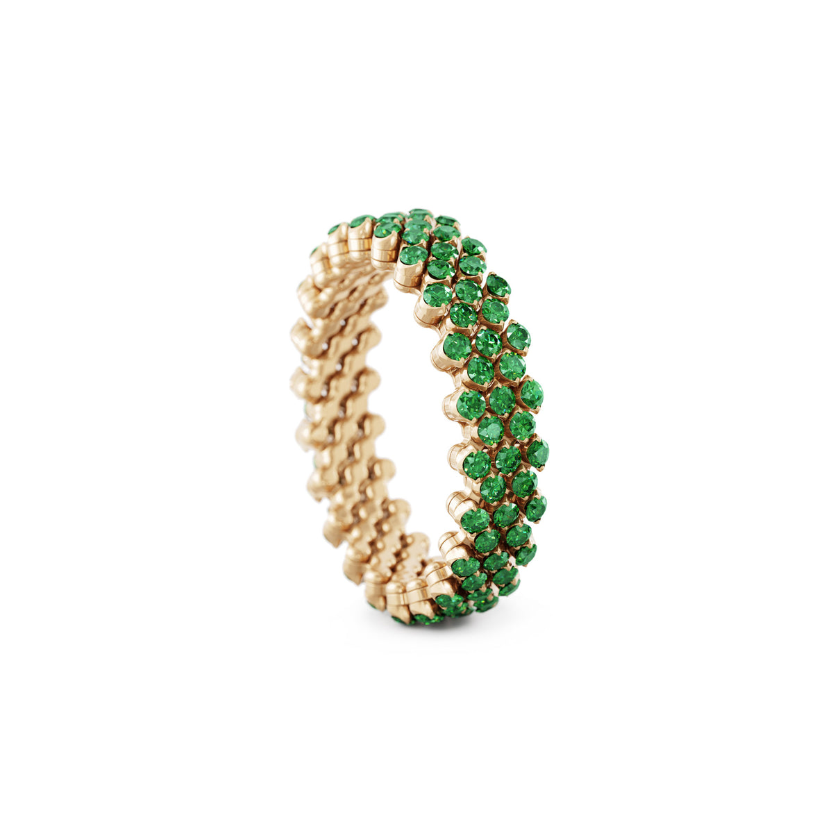 Serafino Consoli Brevetto Multi-Size Ring - RMS 5F2 RG T (T) aus Roségold mit Tsavorit