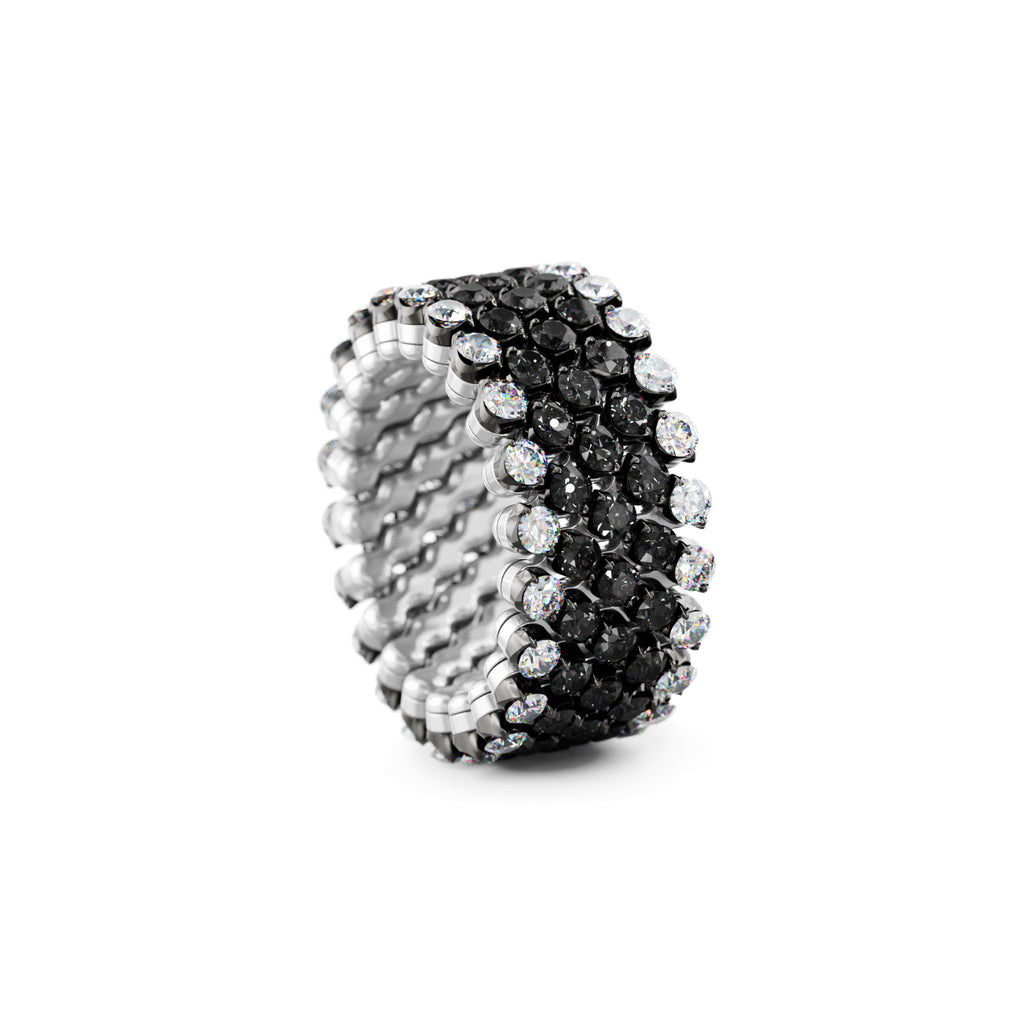 Serafino Consoli Brevetto Multi-Size Ring - RMS 5F2 WBG WD BD (BD) aus Weißgold mit Diamant