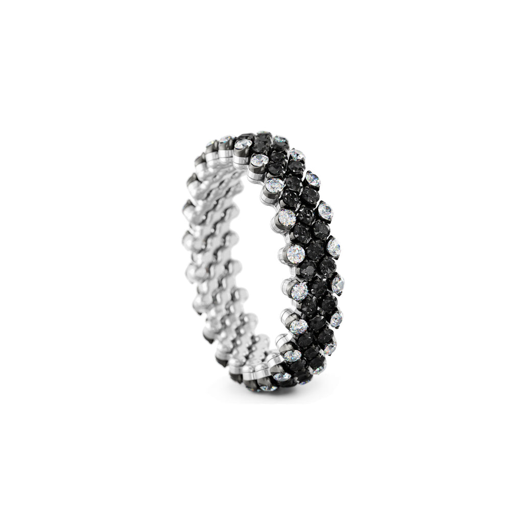 Serafino Consoli Brevetto Multi-Size Ring - RMS 5F2 WBG WD BD (BD) aus Weißgold mit Diamant