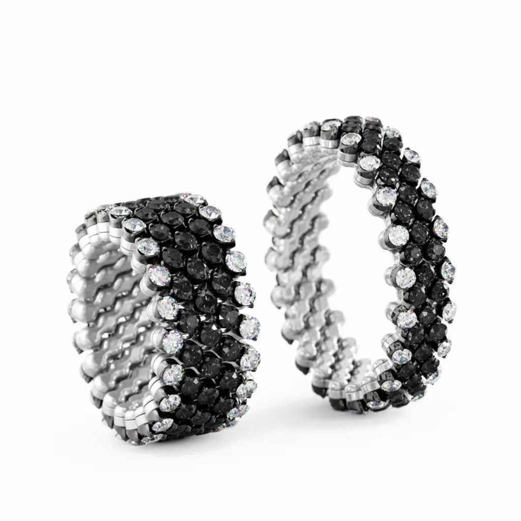 Serafino Consoli Brevetto Multi-Size Ring - RMS 5F2 WBG WD BD (BD) aus Weißgold mit Diamant