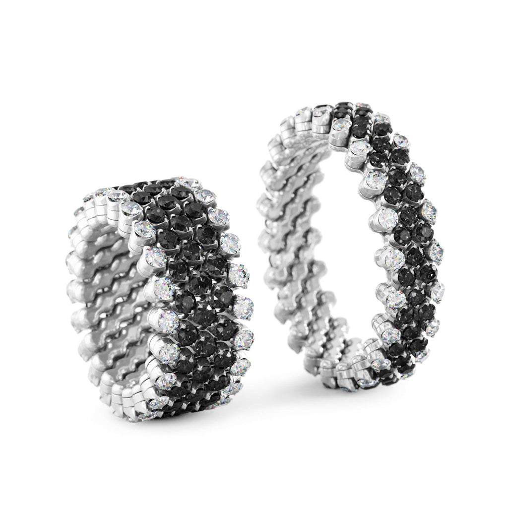 Serafino Consoli Brevetto Multi-Size Ring - RMS 5F2 WG WD BD (BD) aus Weißgold mit Diamant