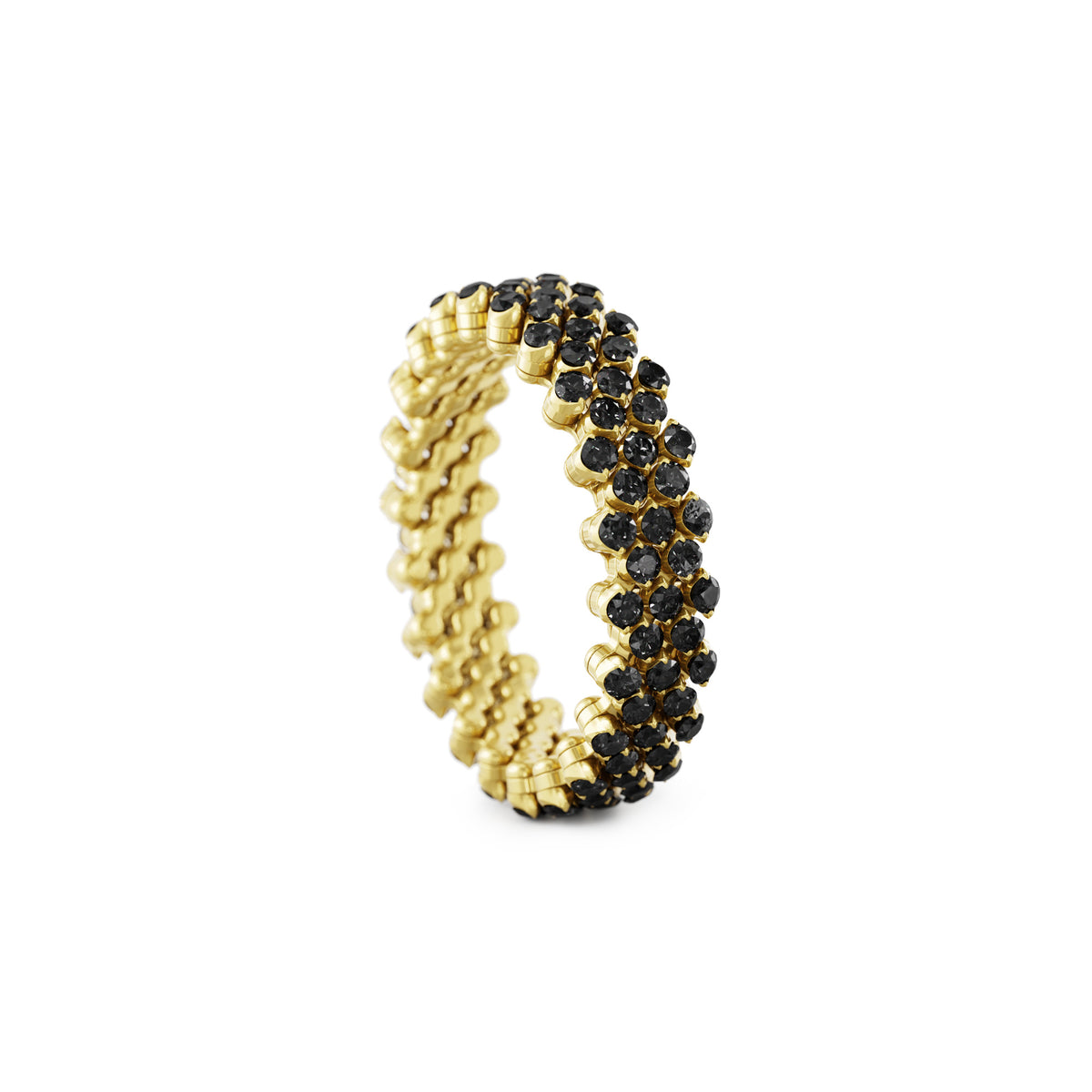 Serafino Consoli Brevetto Multi-Size Ring - RMS 5F2 YG BD (BD) aus Gelbgold mit Diamant