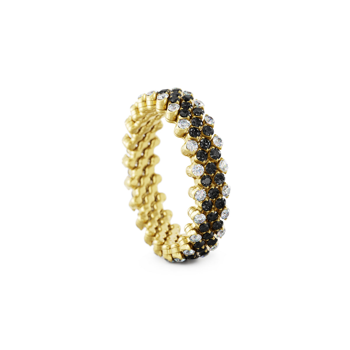 Serafino Consoli Brevetto Multi-Size Ring - RMS 5F2 YG WD BD (BD) aus Gelbgold mit Diamant
