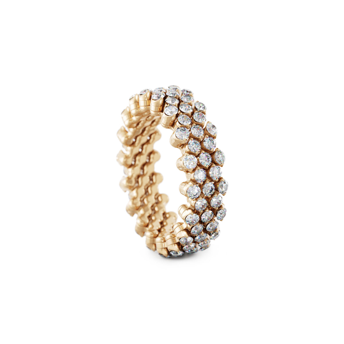 Serafino Consoli Brevetto Multi-Size Ring - RMS 5F4 RG WD (WD) aus Roségold mit Diamant