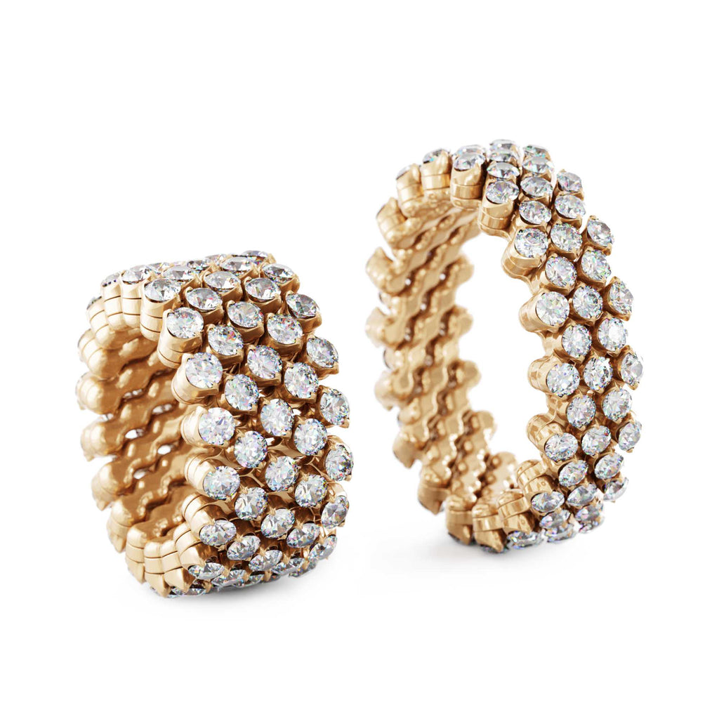 Serafino Consoli Brevetto Multi-Size Ring - RMS 5F4 RG WD (WD) aus Roségold mit Diamant