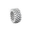 Serafino Consoli Brevetto Multi-Size Ring - RMS 5F4 WG WD (WD) aus Weißgold mit Diamant