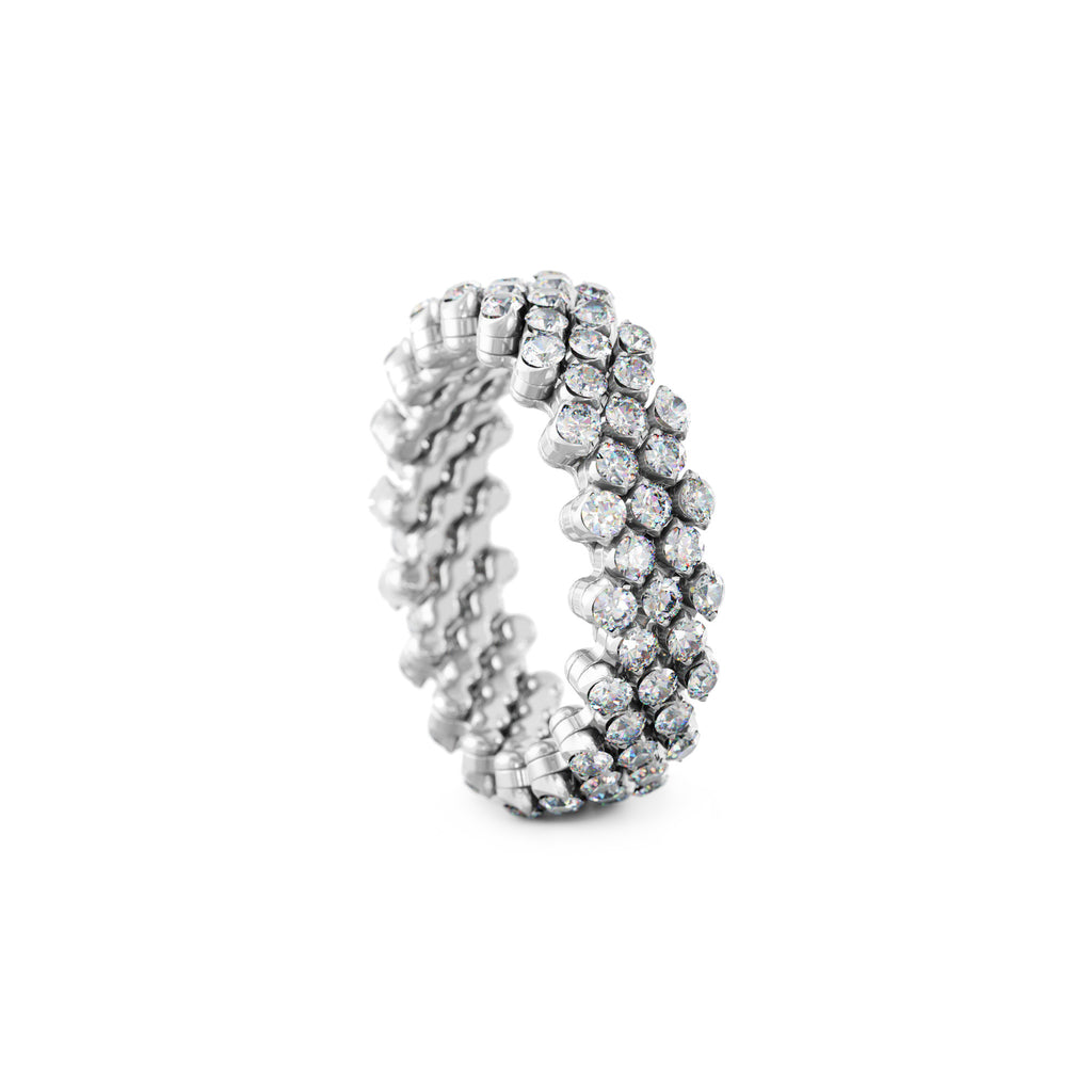 Serafino Consoli Brevetto Multi-Size Ring - RMS 5F4 WG WD (WD) aus Weißgold mit Diamant