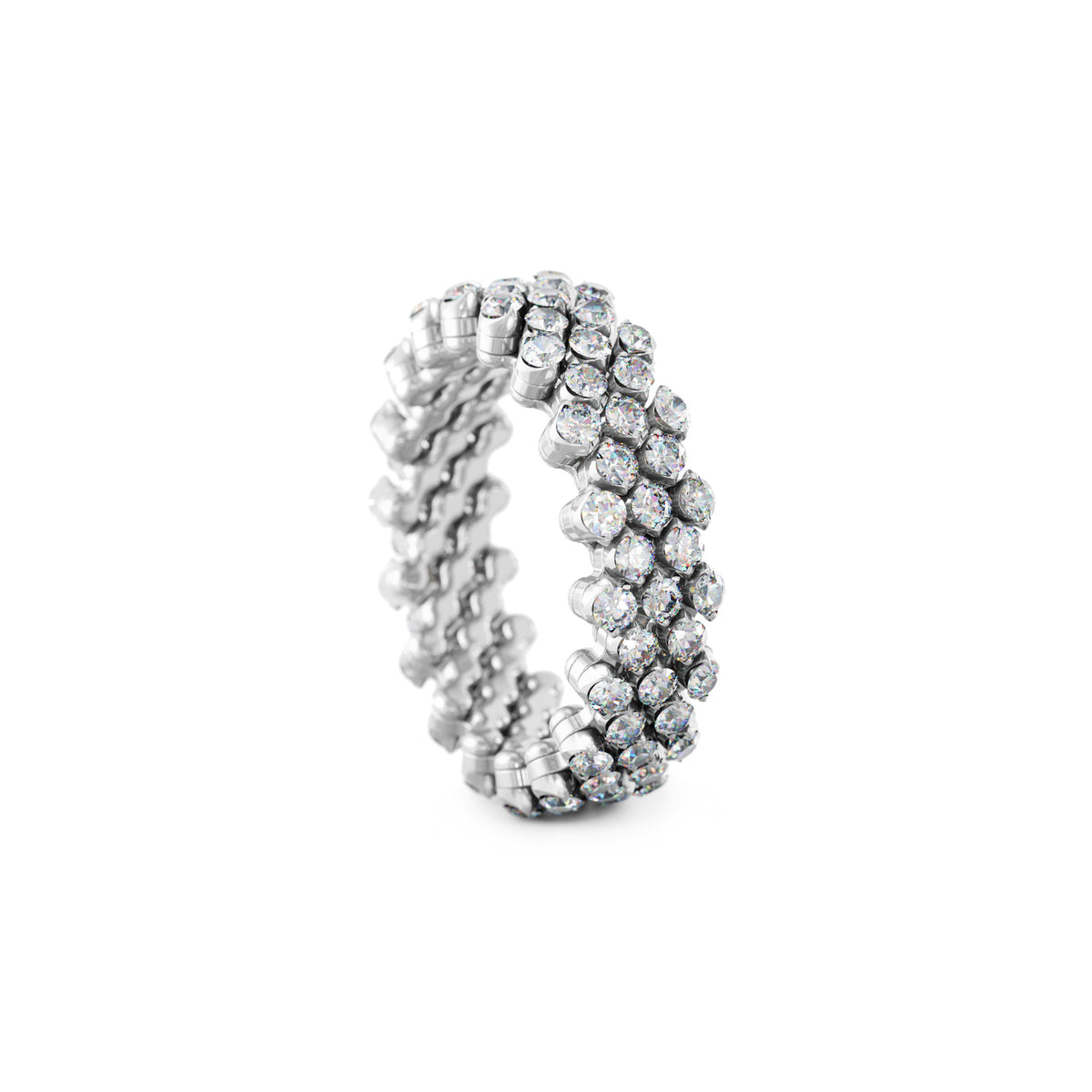 Serafino Consoli Brevetto Multi-Size Ring - RMS 5F4 WG WD (WD) aus Weißgold mit Diamant