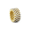 Serafino Consoli Brevetto Multi-Size Ring - RMS 5F4 YG WD (WD) aus Gelbgold mit Diamant