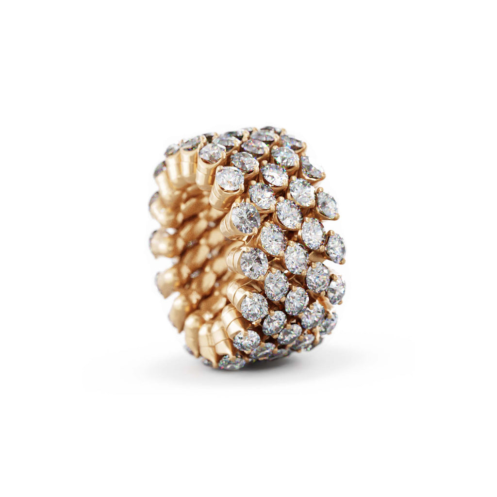 Serafino Consoli Brevetto Multi-Size Ring - RMS 5F7 RG WD (WD) aus Roségold mit Diamant
