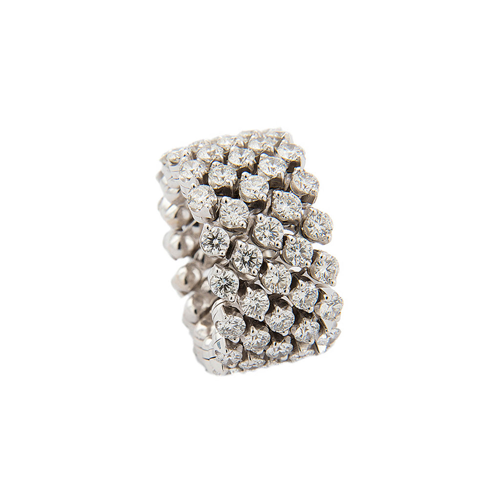 Serafino Consoli Brevetto Multi-Size Ring - RMS 5F7 WG WD (WD) aus Weißgold mit Diamant