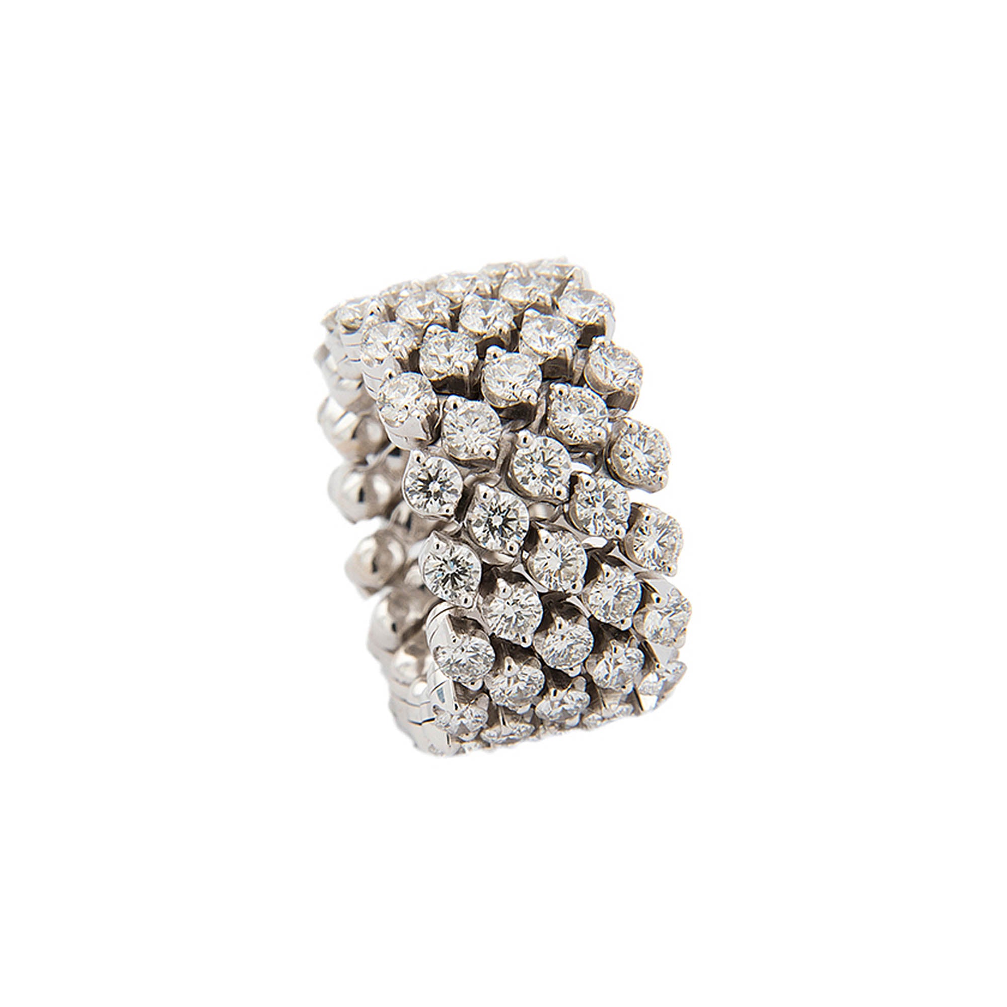 Serafino Consoli Brevetto Multi-Size Ring - RMS 5F7 WG WD (WD) aus Weißgold mit Diamant
