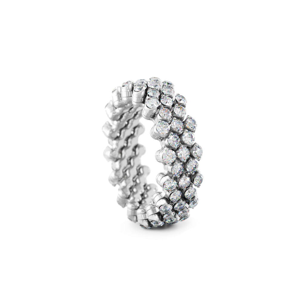 Serafino Consoli Brevetto Multi-Size Ring - RMS 5F7 WG WD (WD) aus Weißgold mit Diamant