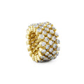 Serafino Consoli Brevetto Multi-Size Ring - RMS 5F7 YG WD (WD) aus Gelbgold mit Diamant