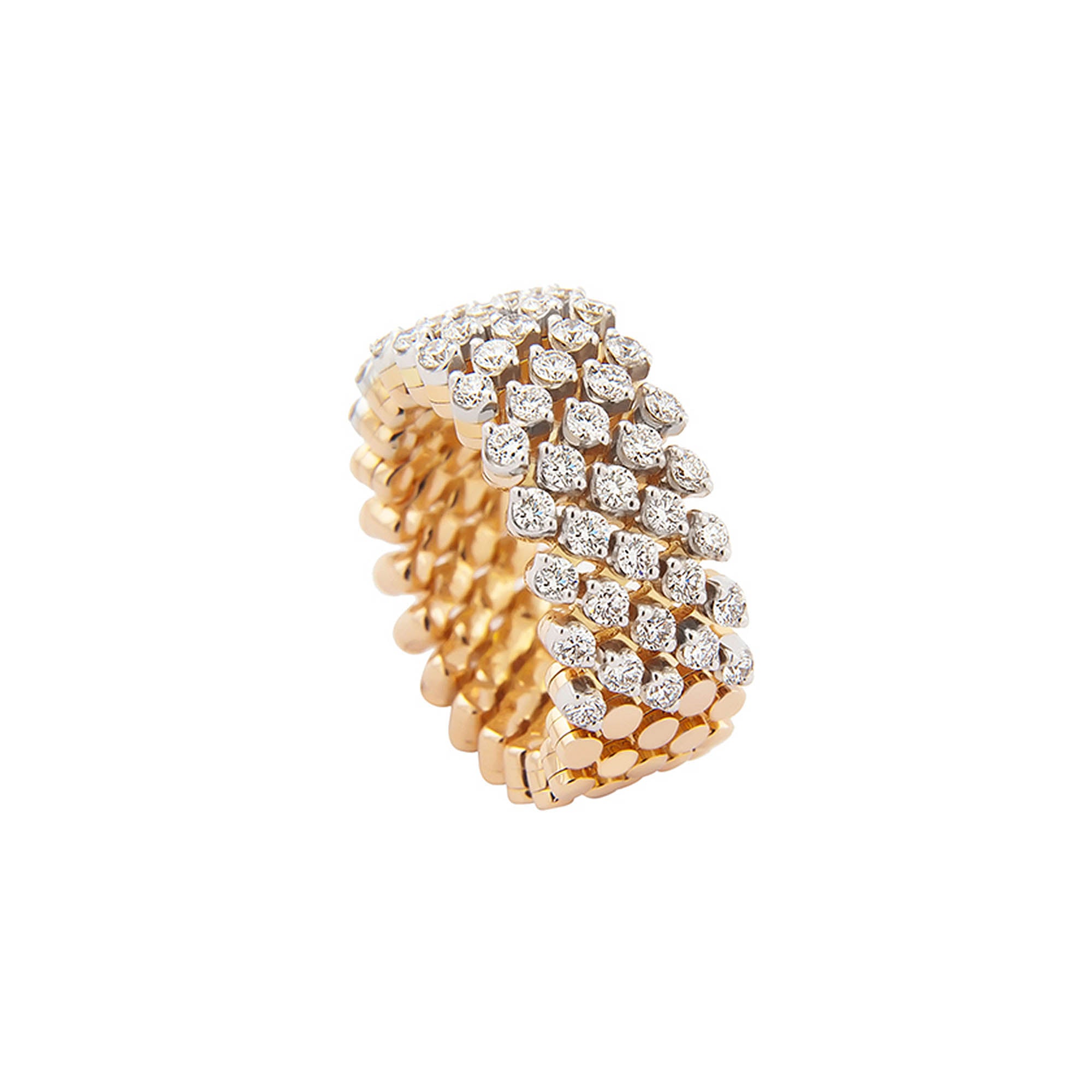 Serafino Consoli Brevetto Multi-Size Ring - RMS 5H2 RG WD (WD) aus Roségold mit Diamant