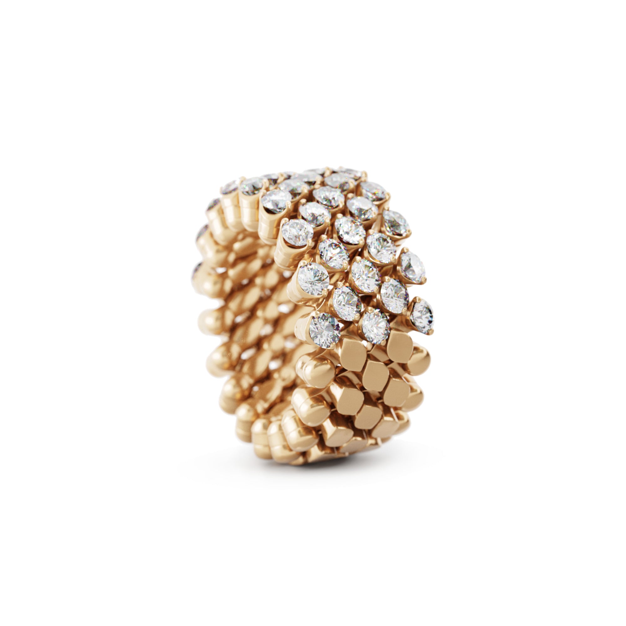Serafino Consoli Brevetto Multi-Size Ring - RMS 5H4 RG WD (WD) aus Roségold mit Diamant