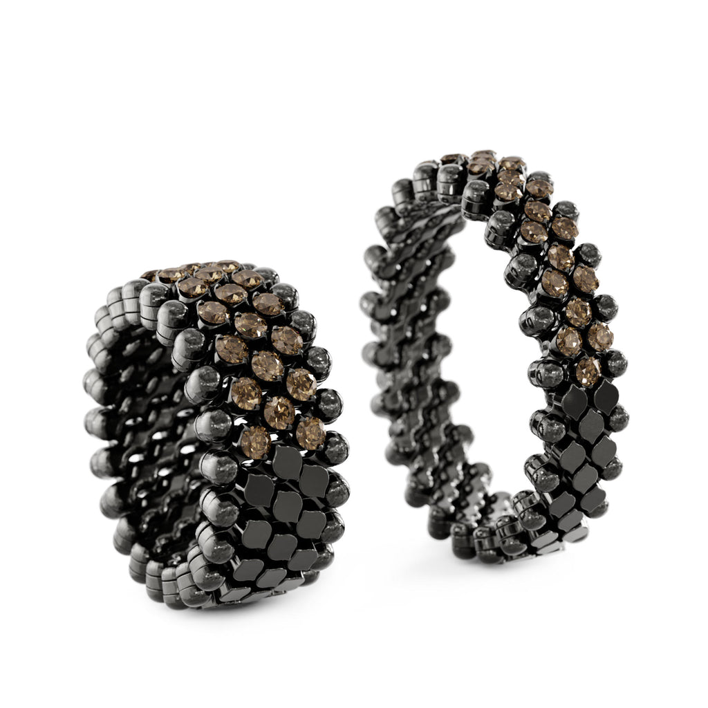 Serafino Consoli Brevetto Multi-Size Ring - RMS 5HM2 BG BRD (BRD) aus Weißgold mit Diamant