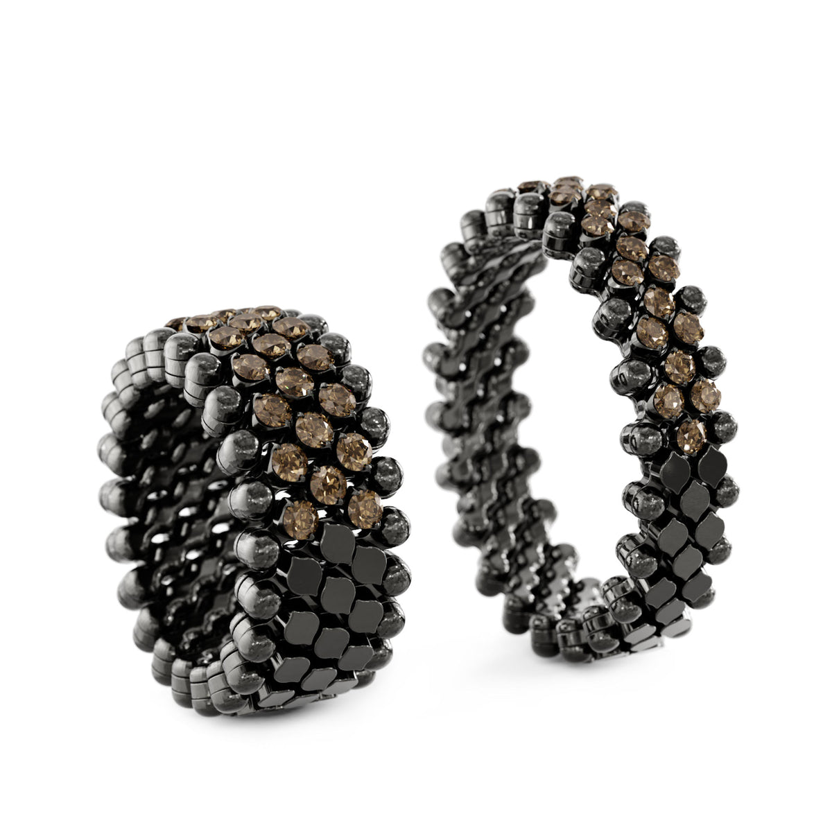 Serafino Consoli Brevetto Multi-Size Ring - RMS 5HM2 BG BRD (BRD) aus Weißgold mit Diamant
