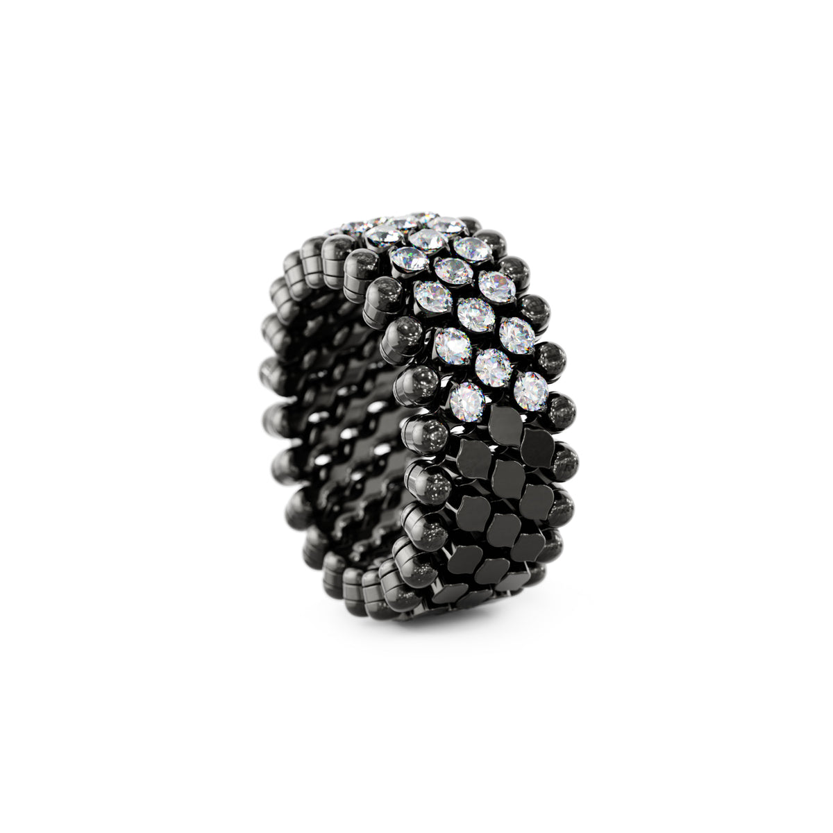 Serafino Consoli Brevetto Multi-Size Ring - RMS 5HM2 BG WD (WD) aus Weißgold mit Diamant