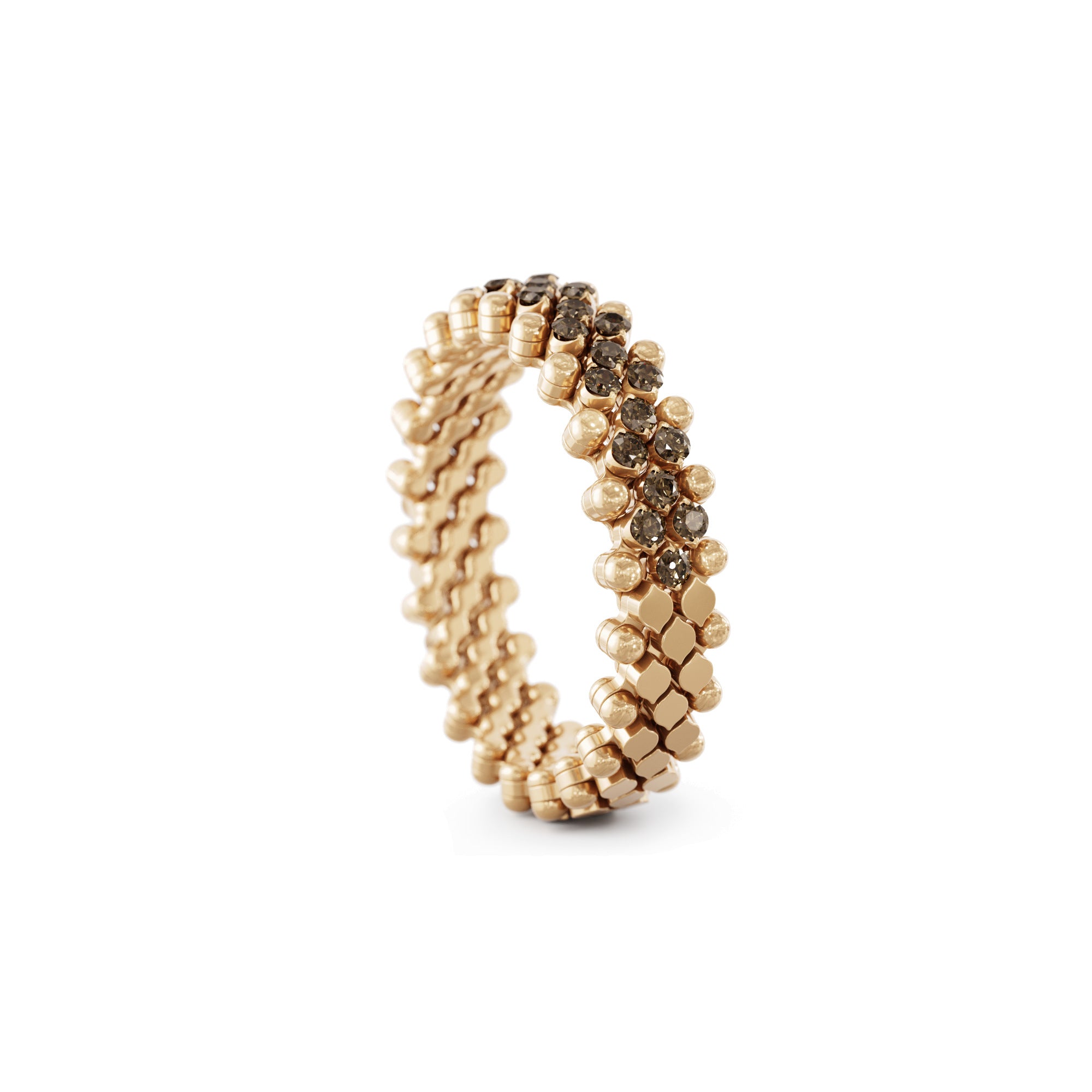 Serafino Consoli Brevetto Multi-Size Ring - RMS 5HM2 RG BRD (BRD) aus Roségold mit Diamant