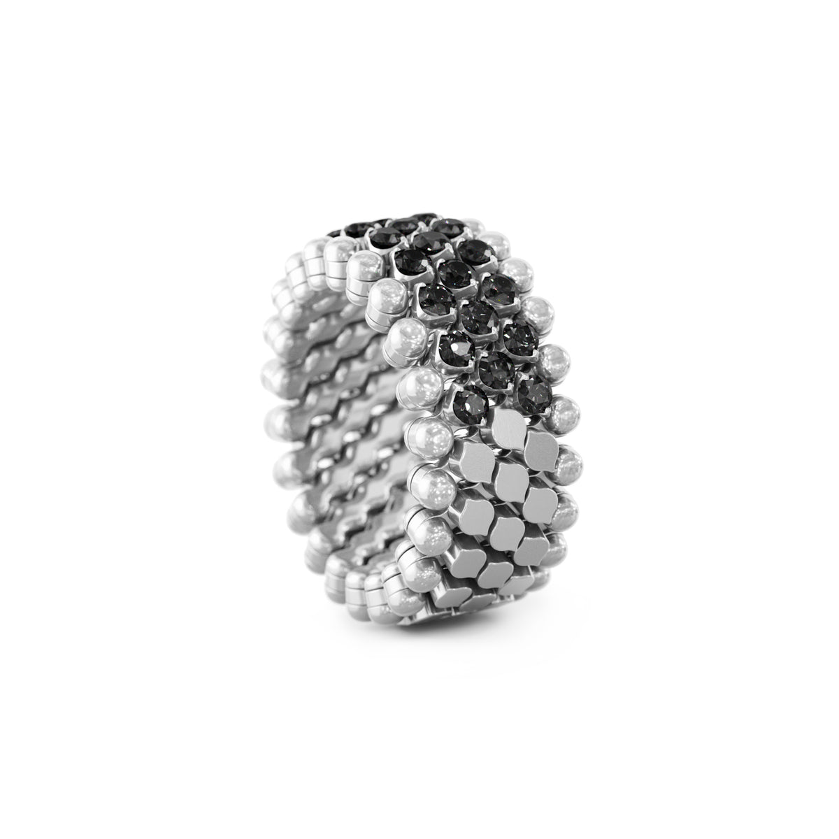 Serafino Consoli Brevetto Multi-Size Ring - RMS 5HM2 WG BD (BD) aus Weißgold mit Diamant