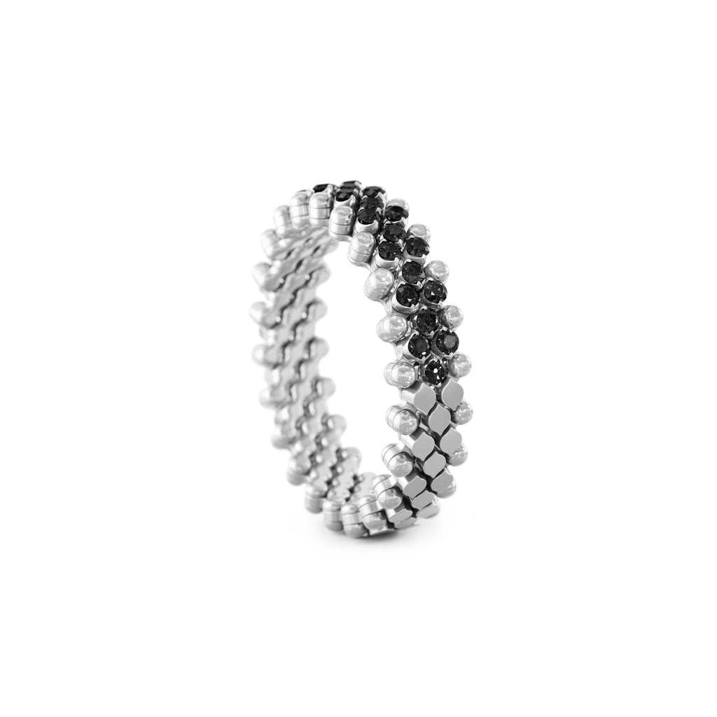 Serafino Consoli Brevetto Multi-Size Ring - RMS 5HM2 WG BD (BD) aus Weißgold mit Diamant