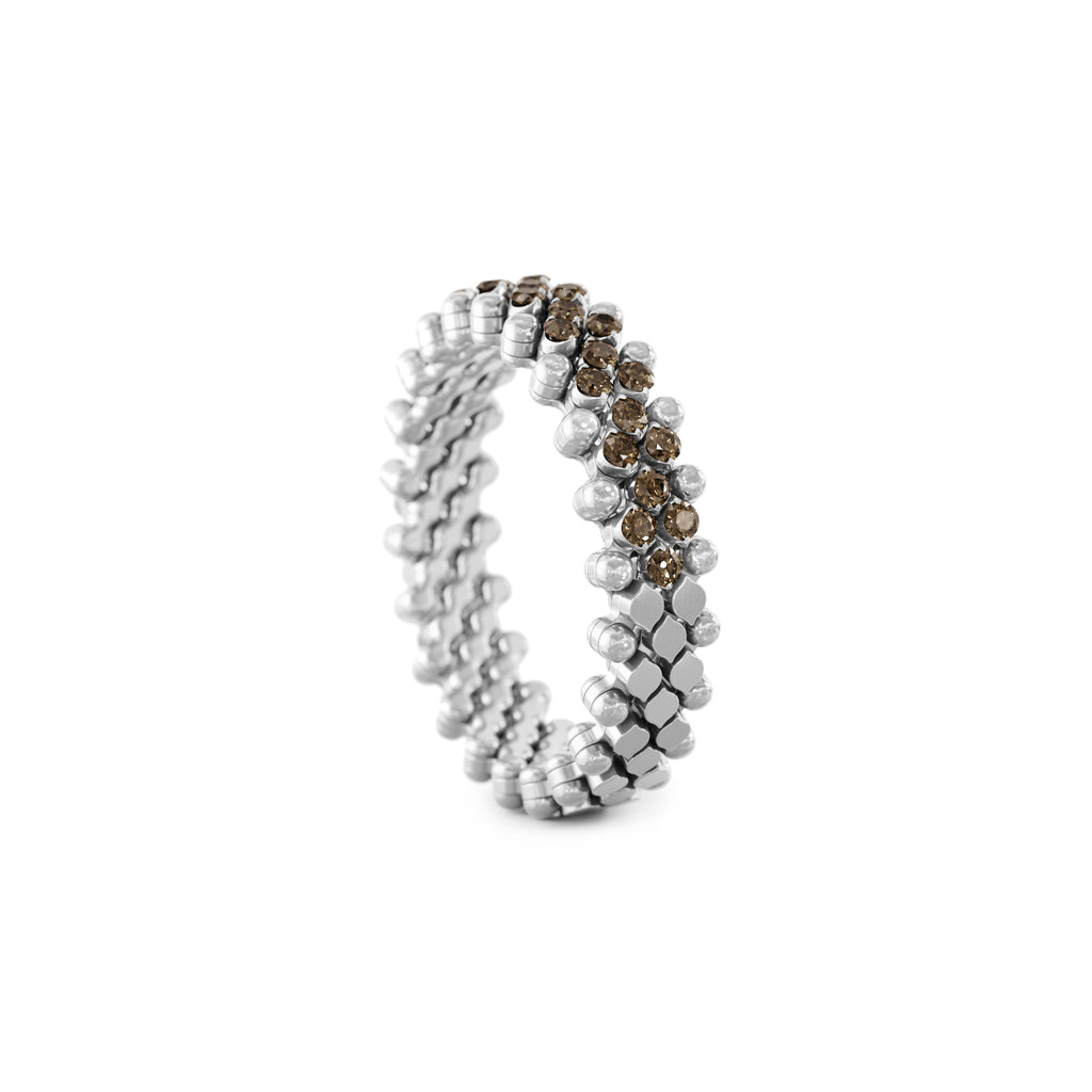 Serafino Consoli Brevetto Multi-Size Ring - RMS 5HM2 WG BRD (BRD) aus Weißgold mit Diamant