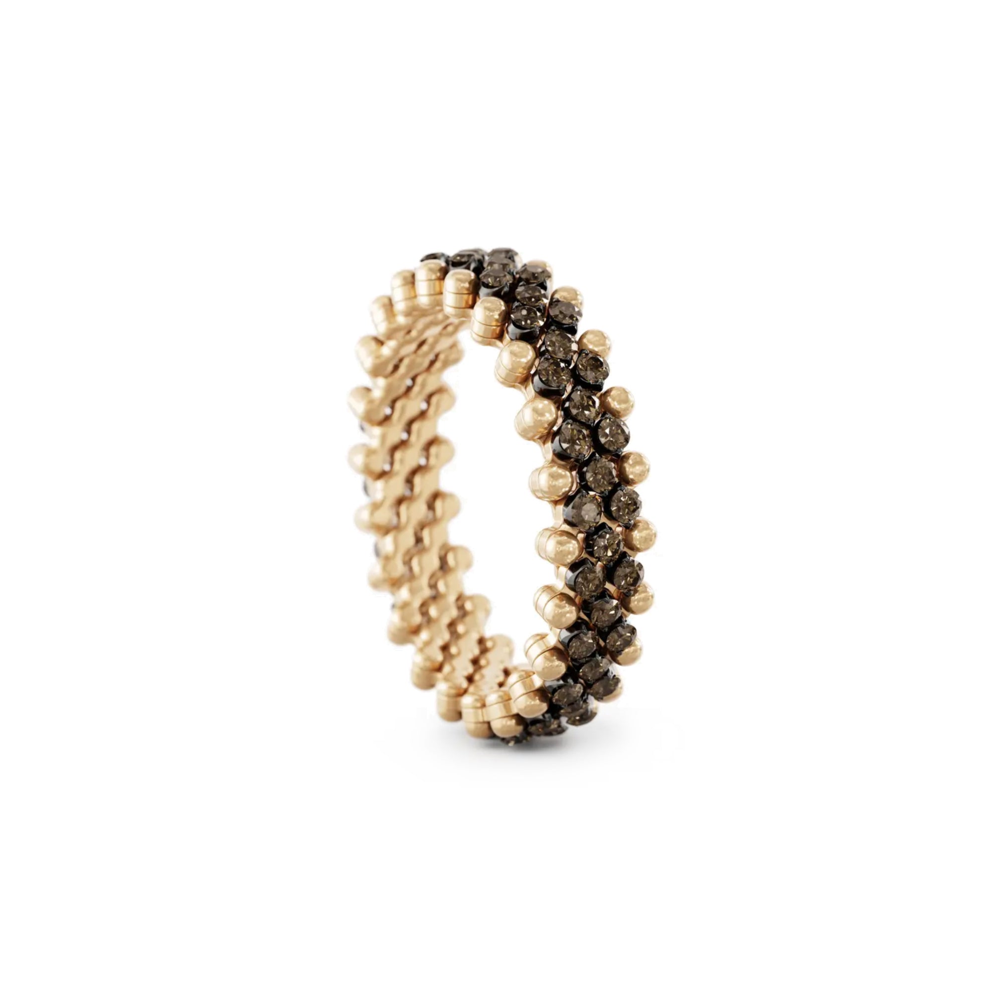 Serafino Consoli Brevetto Multi-Size Ring - RMS 5M2 RBG BRD (BRD) aus Roségold mit Diamant