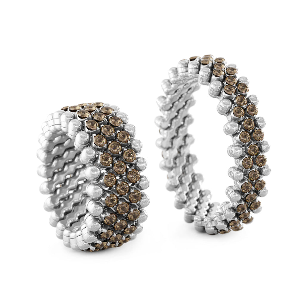 Serafino Consoli Brevetto Multi-Size Ring - RMS 5M2 WG BRD (BRD) aus Weißgold mit Diamant