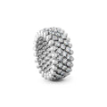 Serafino Consoli Brevetto Multi-Size Ring - RMS 5M2 WG WD (WD) aus Weißgold mit Diamant