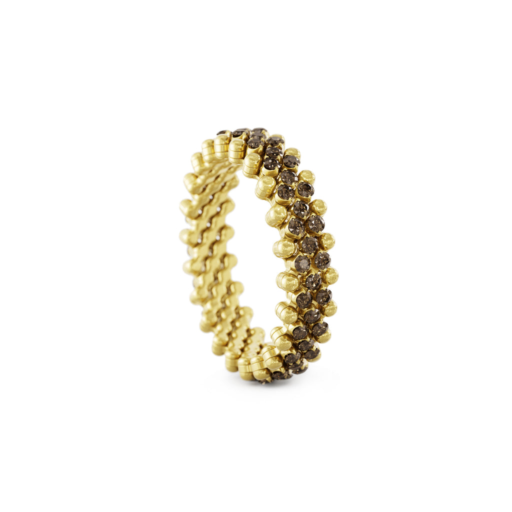 Serafino Consoli Brevetto Multi-Size Ring - RMS 5M2 YG BRD (BRD) aus Gelbgold mit Diamant