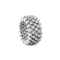 Serafino Consoli Brevetto Multi-Size Ring - RMS 5M4 WG WD (WD) aus Weißgold mit Diamant