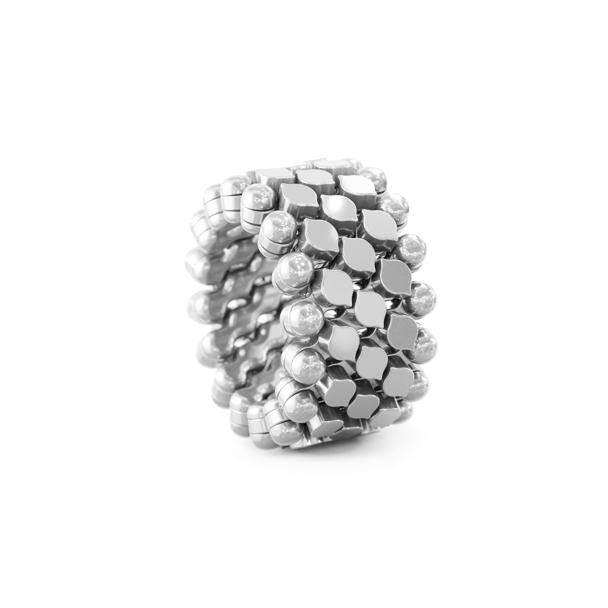 Serafino Consoli Brevetto Multi-Size Ring - RMS 5N7 WG (WG) aus Weißgold
