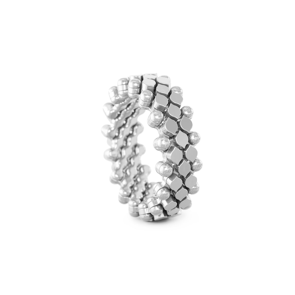 Serafino Consoli Brevetto Multi-Size Ring - RMS 5N7 WG (WG) aus Weißgold