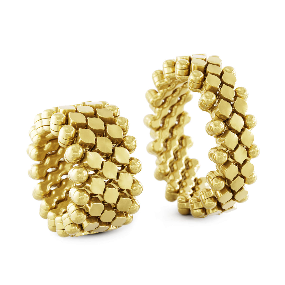 Serafino Consoli Brevetto Multi-Size Ring - RMS 5N7 YG (YG) aus Gelbgold